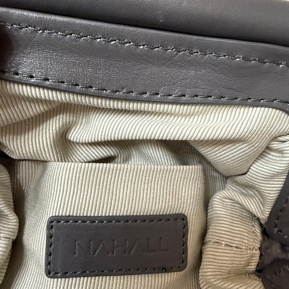 Elegant Gray Shearling Shoulder Bag - Picture 9 of 11